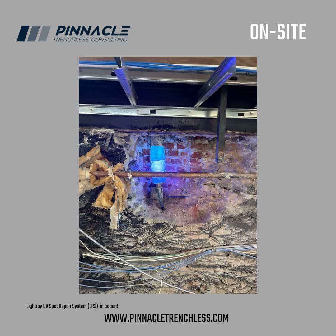 LightRay UV trenchless field repair support
