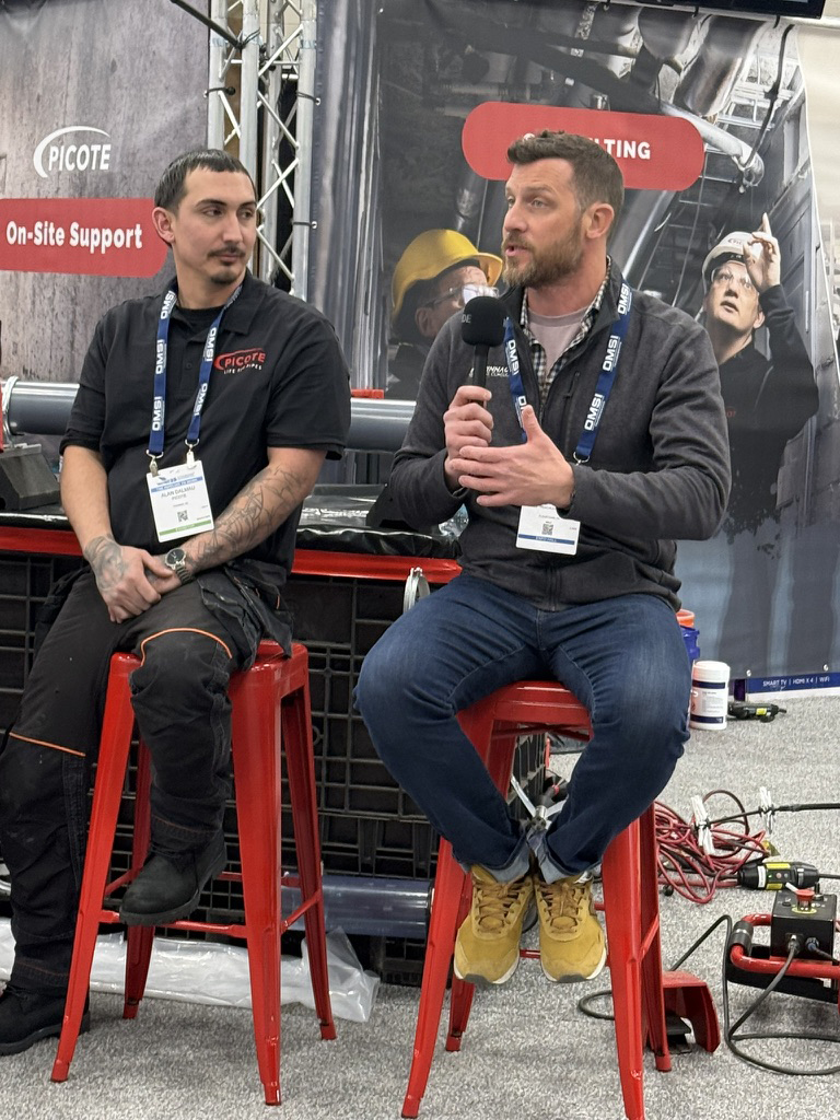 Trenchless crew at work