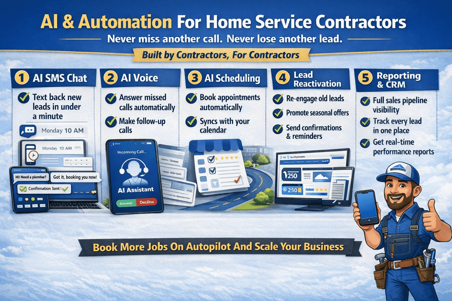ai automation contractor marketing